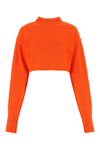 Sportmax Maiorca Wool And Cashmere Sweater In Orange