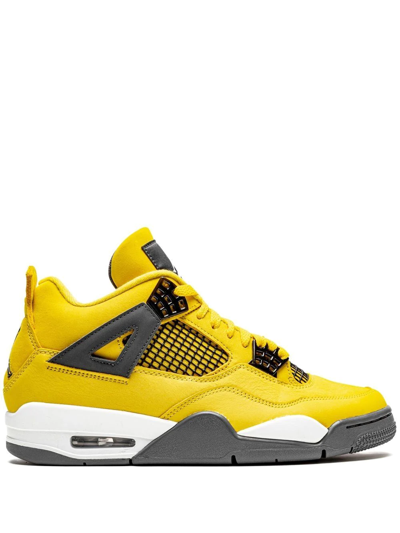 Jordan Air  4 Retro "lightning 2021" Sneakers In Yellow