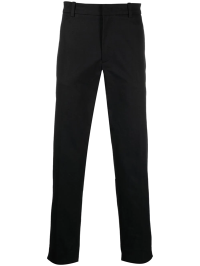 Moncler Straight-leg Cut Trousers In Black