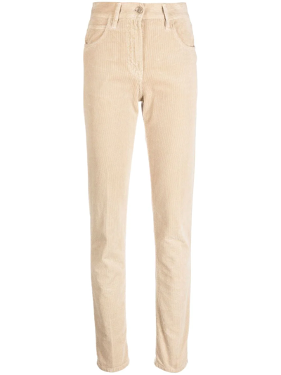 Aspesi Straight-leg Cotton Jeans In Beige