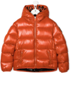 SAVE THE DUCK HOODED ZIPPED-UP PADDED JACKET