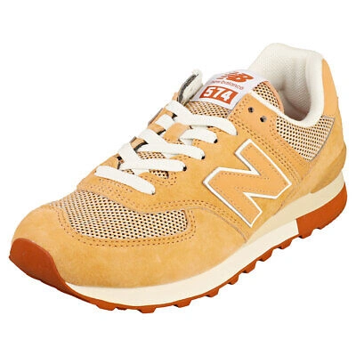 Pre-owned New Balance Balance 574 Herren Caramel Sneaker Mode - 43 Eu