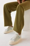 Adidas Originals Nizza Platform Sneakers In Cream White And Lime In Cream