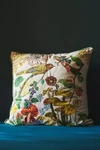 Nathalie Lete Embroidered Velvet Cushion