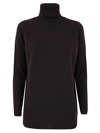 DRUMOHR OVERSIZED TURTLE NECK SIDE SPLITS DETAIL