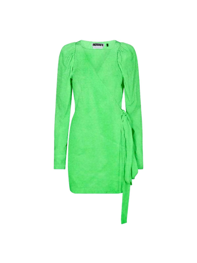 Rotate Birger Christensen Bridget Dress In Spring Bouquet Green