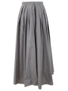 Emporio Armani Wide Trouser Skirt In Grey