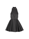 Rotate Birger Christensen Rotate 'cora' Short Dress In Black