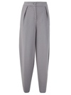 Emporio Armani Carrot Fit Trouser In Grey Fantasy