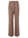 Ps By Paul Smith Wide Leg Trouser In Beige