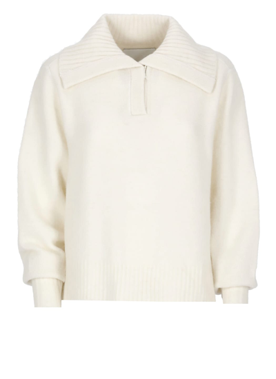 3.1 Phillip Lim / フィリップ リム Off-white Nylon Sweater In Ant. White