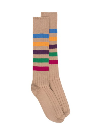 Emporio Armani Sock In Beige Multi