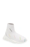 Balenciaga Kids' Speed Lt Sock Sneaker In White