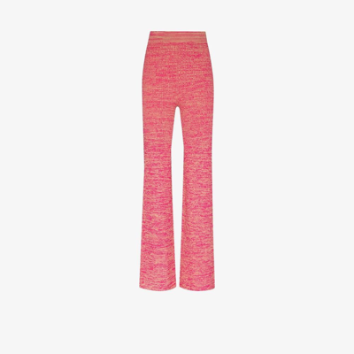 Remain Pink Soleima Knitted Flared Trousers