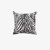 Dolce & Gabbana Black Duchesse Large Zebra Print Cushion In Black