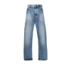 VERSACE LIGHT BLUE TWISTED SEAM JEANS,10063721A0416517971074