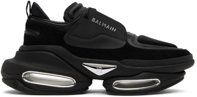 Balmain B-bold Low-top Sneakers In Black