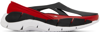 Maison Margiela Mm22 X Reebok Rubber Unisex Slip On Sneakers With Cutouts In H8918 Black Red