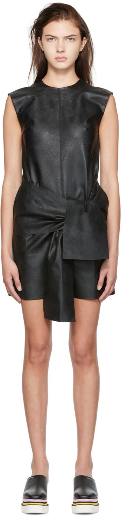 Stella Mccartney Black Tie Minidress