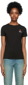 Kenzo Crest Logo Classic Cotton Jersey T-shirt In 99j - Black