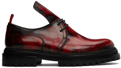 424 Darby Oxford Shoes In Red