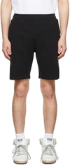 GOLDEN GOOSE BLACK DIEGO SHORTS