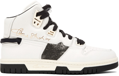 Acne Studios Leather Hi-top Sneakers In Multi-colored