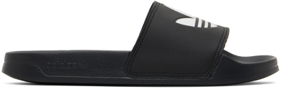 Adidas Originals Adilette Lite Slide Sandals In Core Black / Cloud White / Core Black