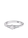Pragnell Platinum Antrobus Diamond Ring In Silver