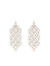 Monica Vinader Sterling Silver Heirloom Chain Cocktail Earrings In Silver
