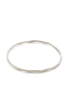Monica Vinader Siren Muse Recycled Sterling-silver Bangle Bracelet In Silver