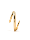 Charlotte Chesnais 18k Gold Vermeil Triplet Hoop Single Earring In Gold