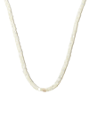 SYDNEY EVAN 14KT YELLOW GOLD MOTHER-OF-PEARL AND DIAMOND NECKLACE