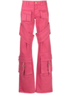 BLUMARINE LOW-RISE CARGO TROUSERS