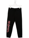 Dsquared2 Teen Logo Tracksuit Bottoms In Black