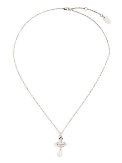 Vivienne Westwood Aleksa Pendant Necklace In Silver | ModeSens