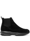 HOGAN INTERACTIVE LEATHER CHELSEA BOOTS