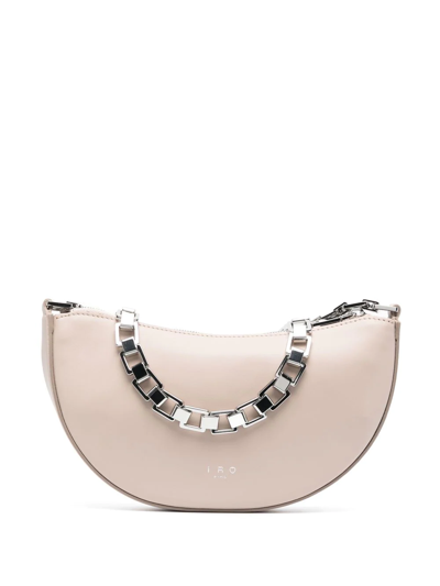 Iro Logo-print Leather Bag In Neutrals