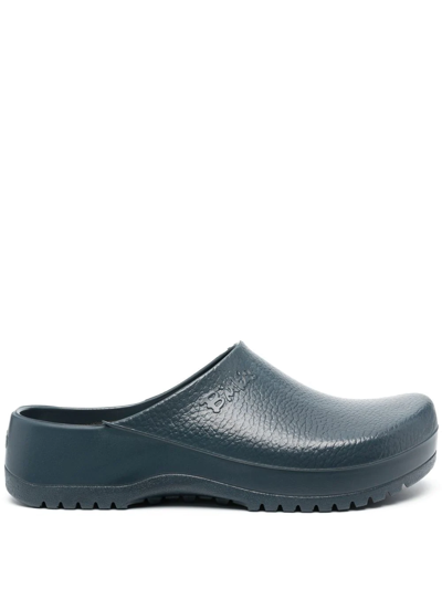 Birkenstock Super-birki Womens Navy Clogs In Blue