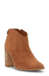 Lucky Brand Pellyon Stack Heel Bootie In Ginger