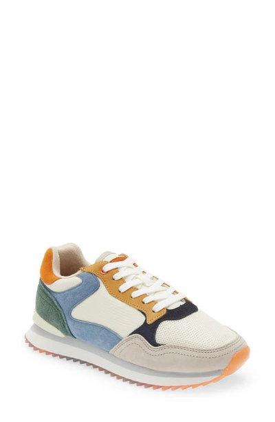 Hoff Bangkok Multicoloured Suede Trainers In Multi Leather