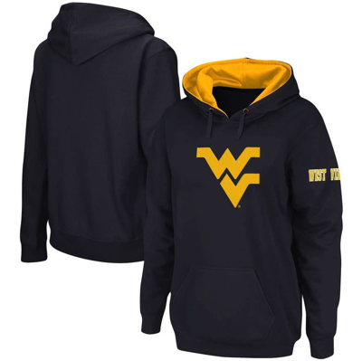 Stadium Athletic Navy West Virginia Mountaineers Team Big Logo Pullover Hoodie