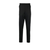 Moschino Black Double Question Logo Track Pants In Black