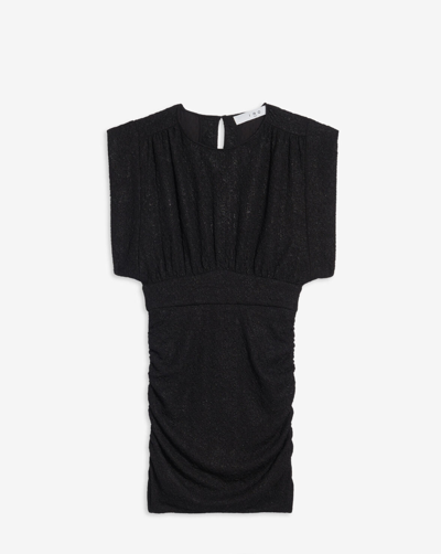Iro Cory Short-sleeved Dress In Black