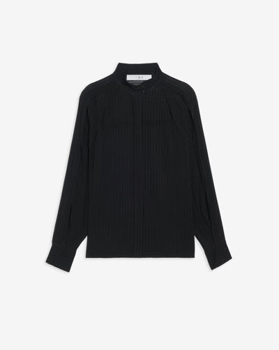 Iro Chamu Striped Shirt In Black