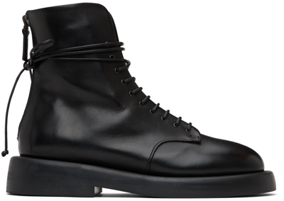 Marsèll Black Gomme Gommello Ankle Boots In 666 Black