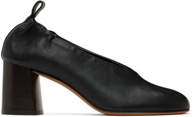 3.1 Phillip Lim Nadia Lambskin Heeled Ballerina Pumps In Ch212 Chocolate