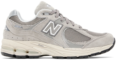 New Balance 2002r Leather Sneakers In Grey
