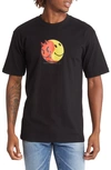 Market Smiley Beyond Space & Time Cotton Graphic Tee In Black