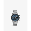 BREITLING BREITLING MENS BLUE AB0139241C1A1 NAVITIMER B01 CHRONOGRAPH STAINLESS-STEEL AUTOMATIC WATCH,58048932